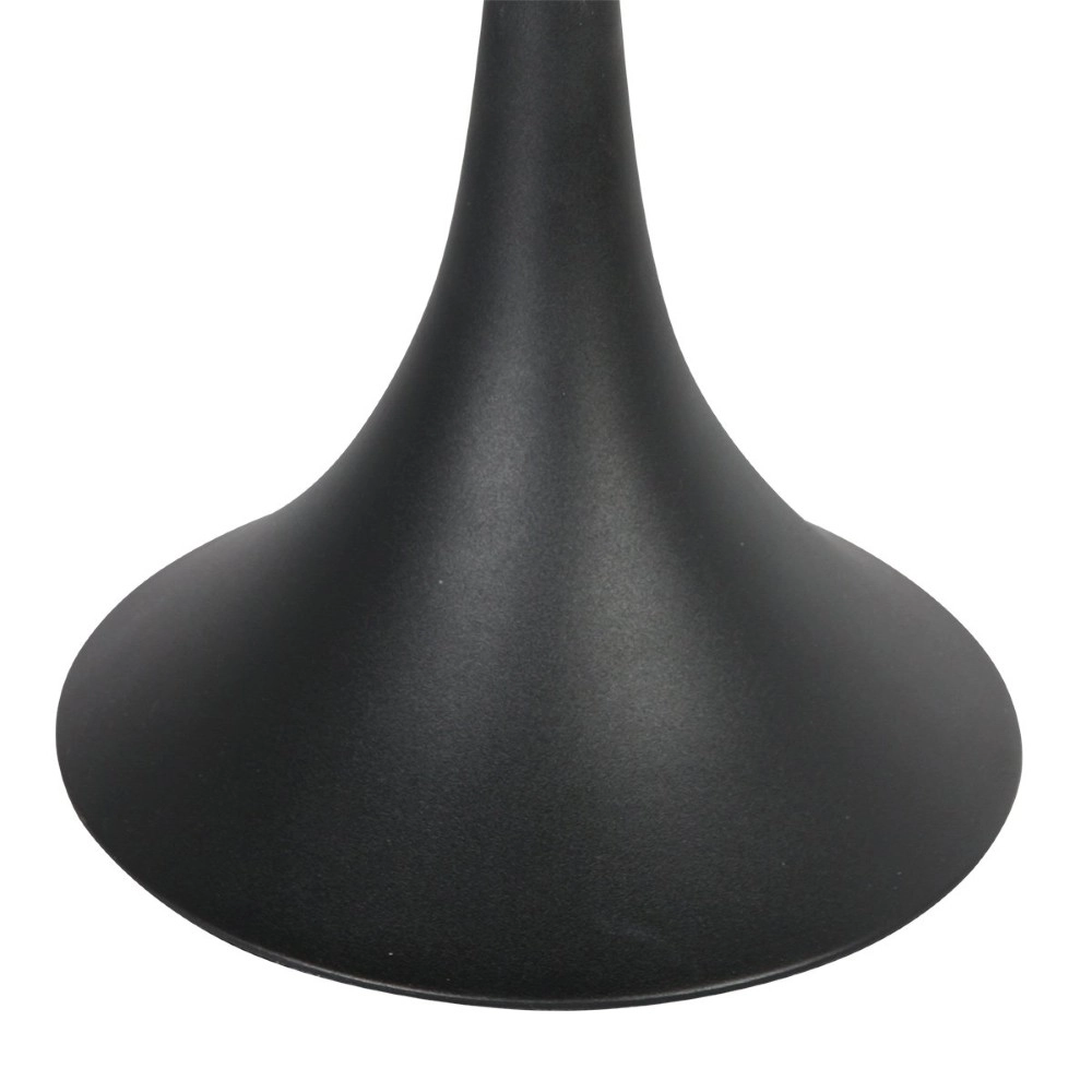 Table lamp Ancilla black with smoke glass