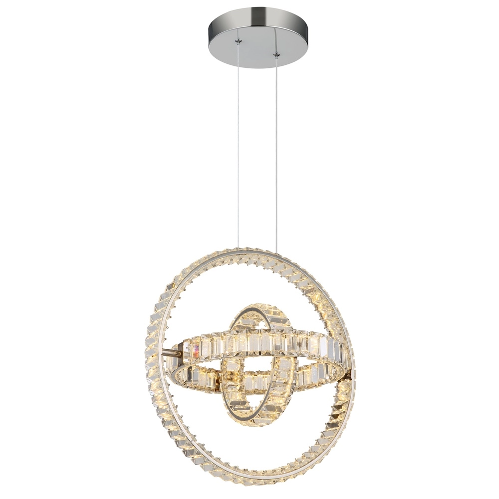 Unique pendant lamp Neil chrome Globo 9007371516414