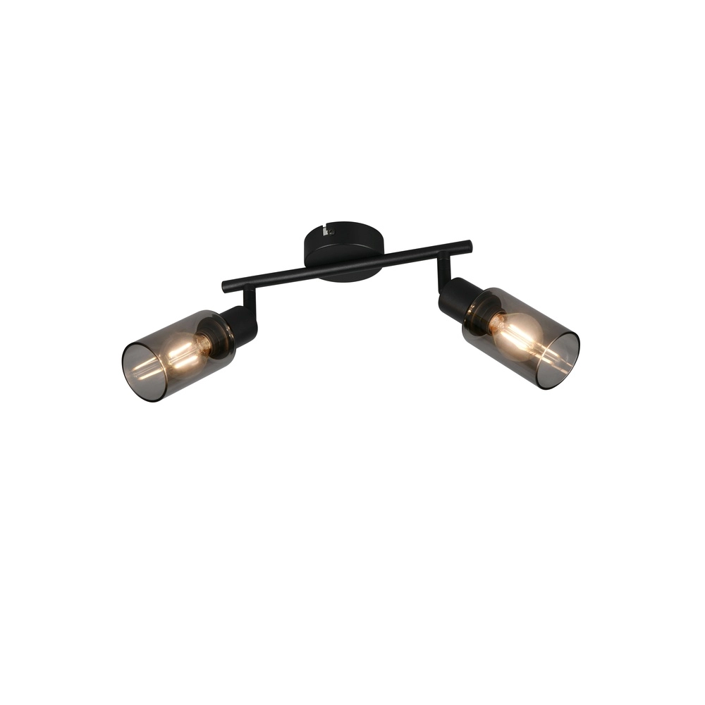 Design ceiling lamp Mars 2-light black Trio 4017807670479