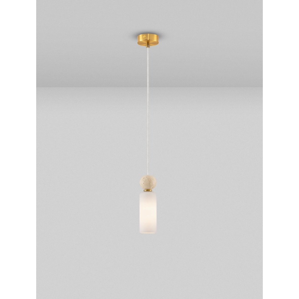 Pendant lamp Filomena 1-light gold Lyora 5212017483485