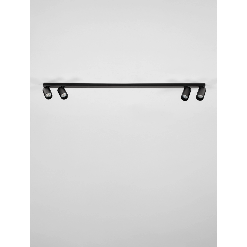 4-light ceiling lamp Oso black Lyora 5212017465085