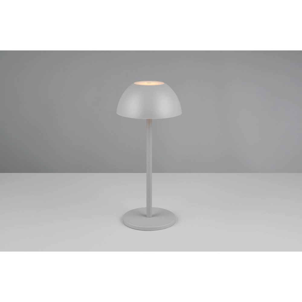 Table lamp Ricardo grey Ø 13.5cm Trio 4017807601824
