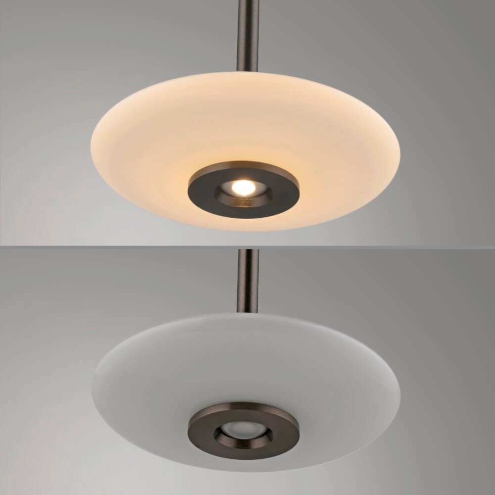 Design hanging lamp Pure Vitrum dark brown Paul Neuhaus 4012248383964