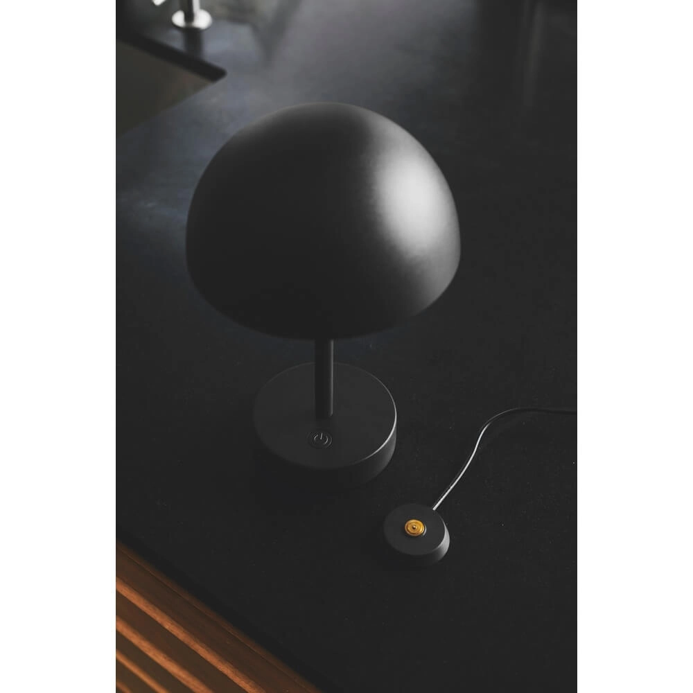 Rechargeable table lamp Ellen black Nordlux 5704924017483