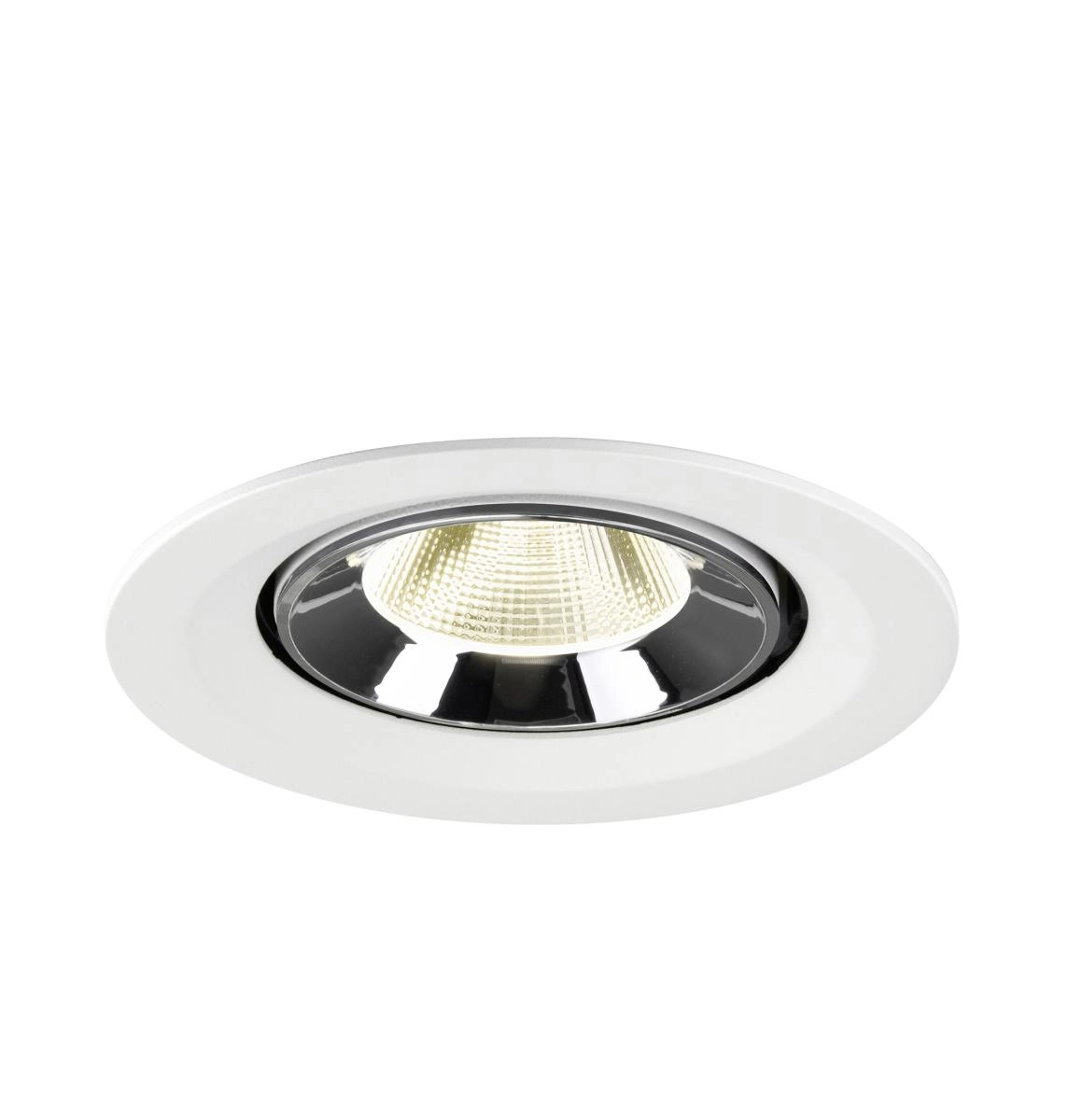 Recessed spotlight Numinos Gimble M white/chrome 4000K - 20deg SLV 4024163311663