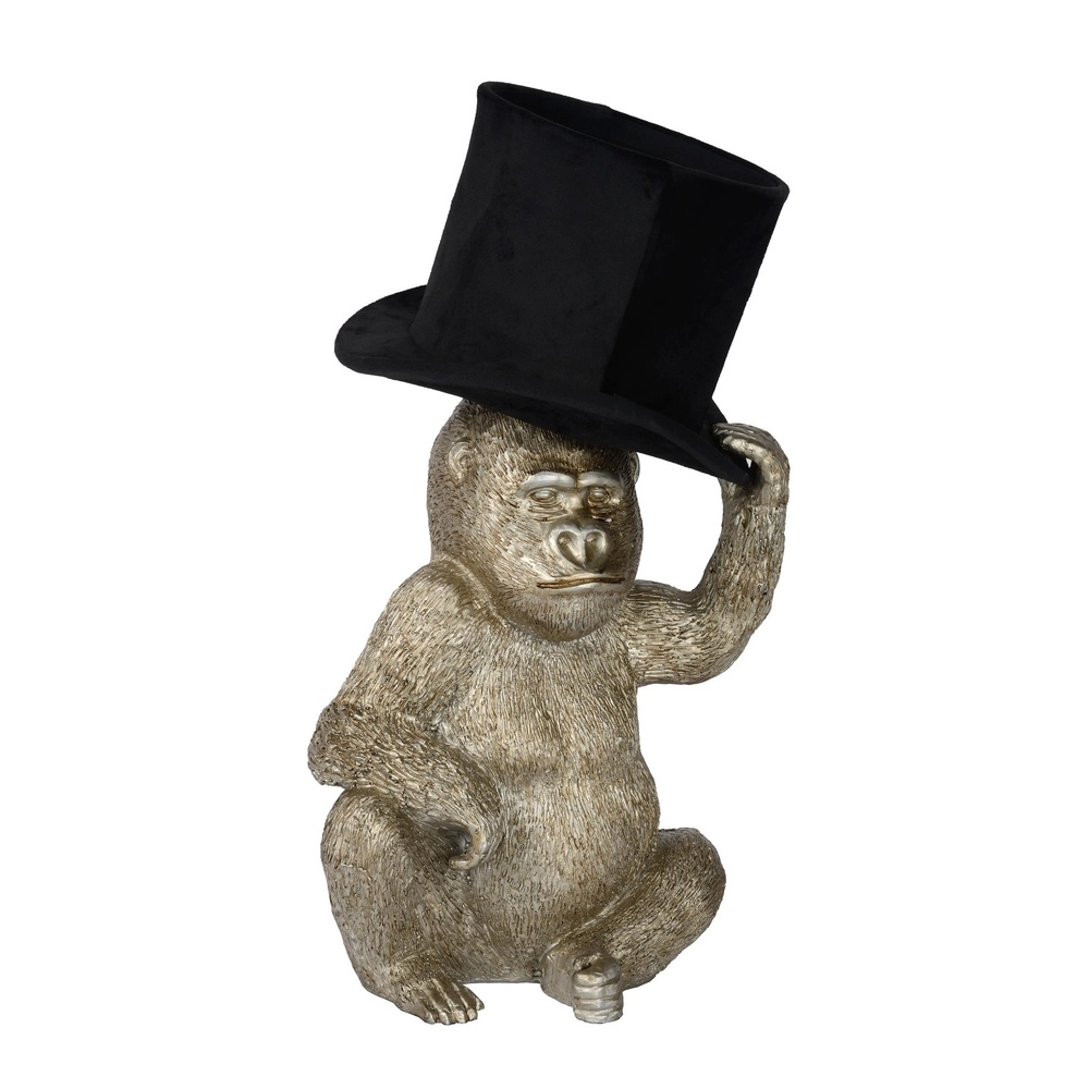 Table lamp Extravaganza Gust Monkey with black hood