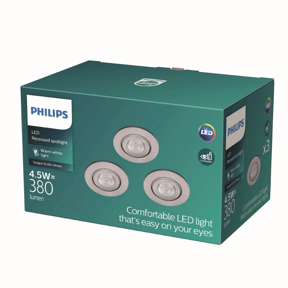Led spots Taragon (3x) 3x Philips 8718699755836