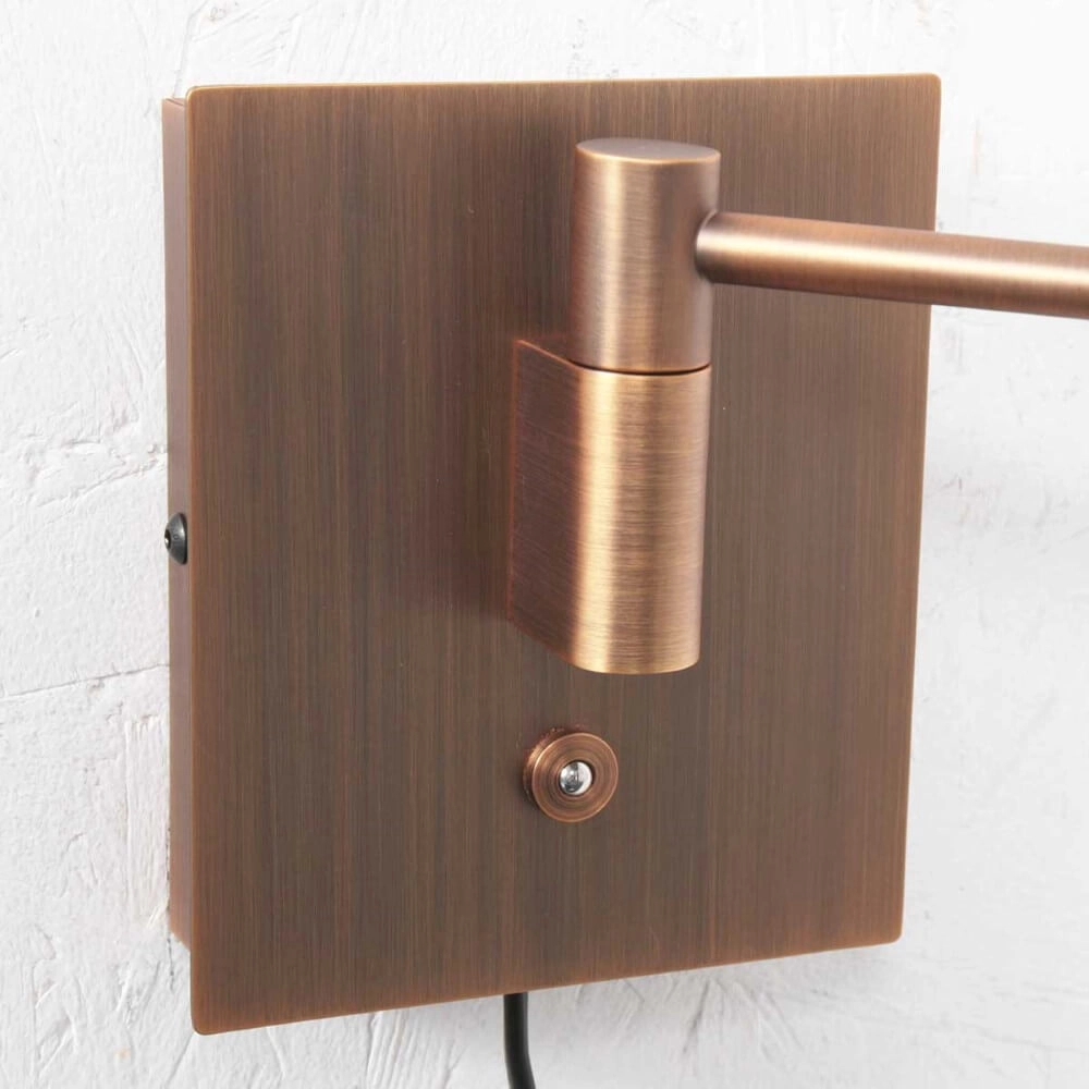 Bronze wall reading lamp Retina Steinhauer 8712746166026