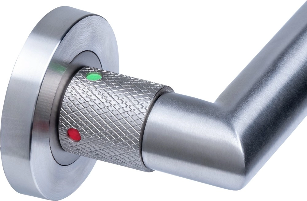 Stainless steel door handle Sicura Blocking mechanism Intersteel 8714186838983