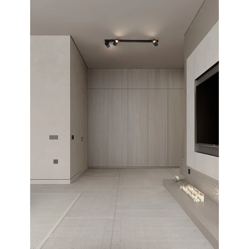 3-light ceiling lamp Oso black Lyora 5212017465061