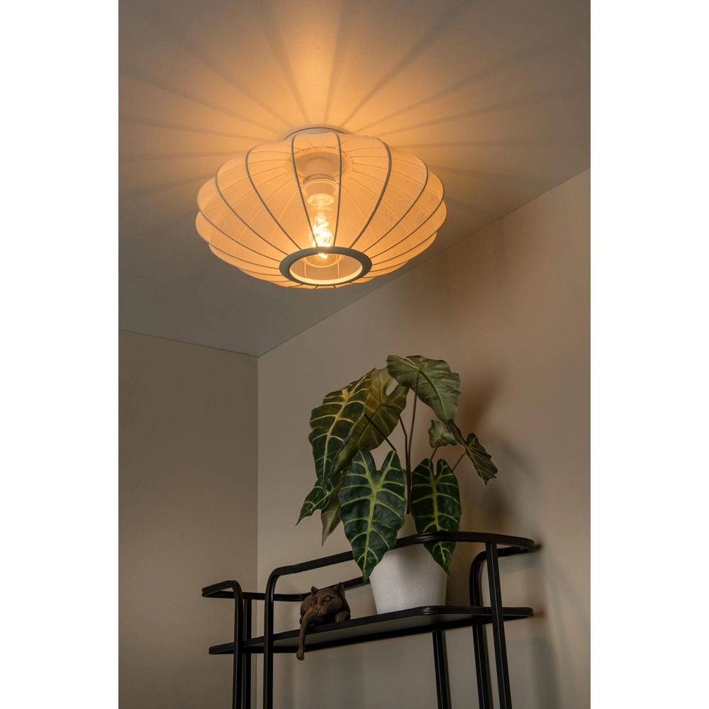 Ceiling lamp Corina sand brown Ø 40cm Lucide 5411212031990