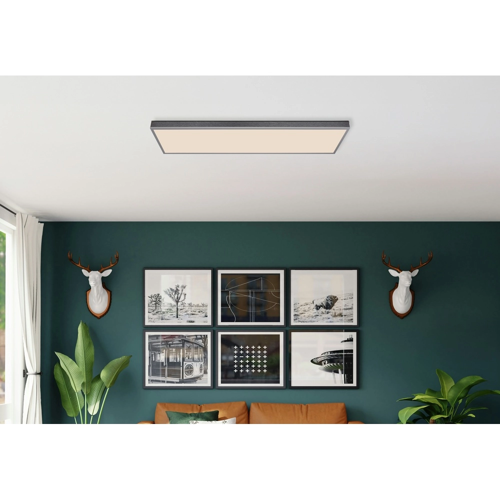 Design ceiling lamp Doro 120cm silver grey Globo 9007371531547