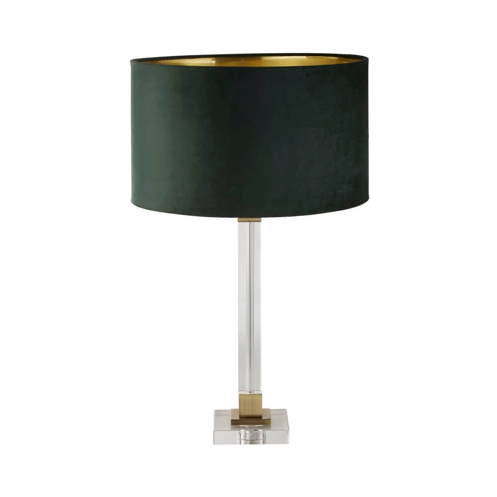 Design table lamp Scarborough gold with green cap