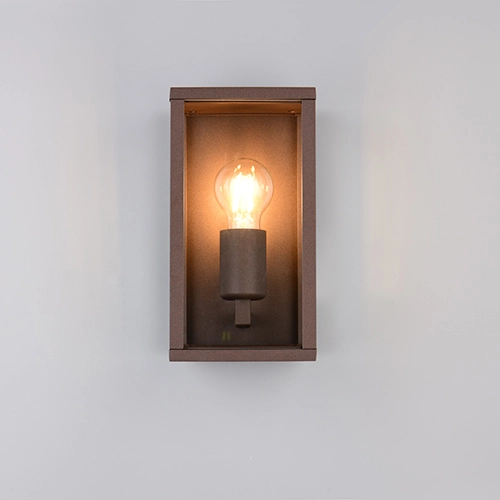 Modern wall lamp Garonne S rust brown Trio 4017807687378