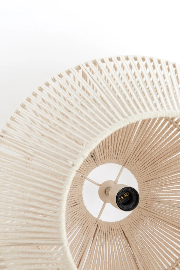 Scandinavian pendant lamp Deya cream Ø 45cm Light & Living 8717807744960