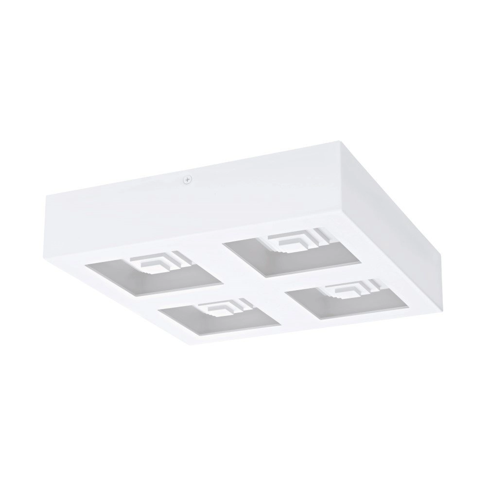 Ceiling spot Ferreros 4-compartment white