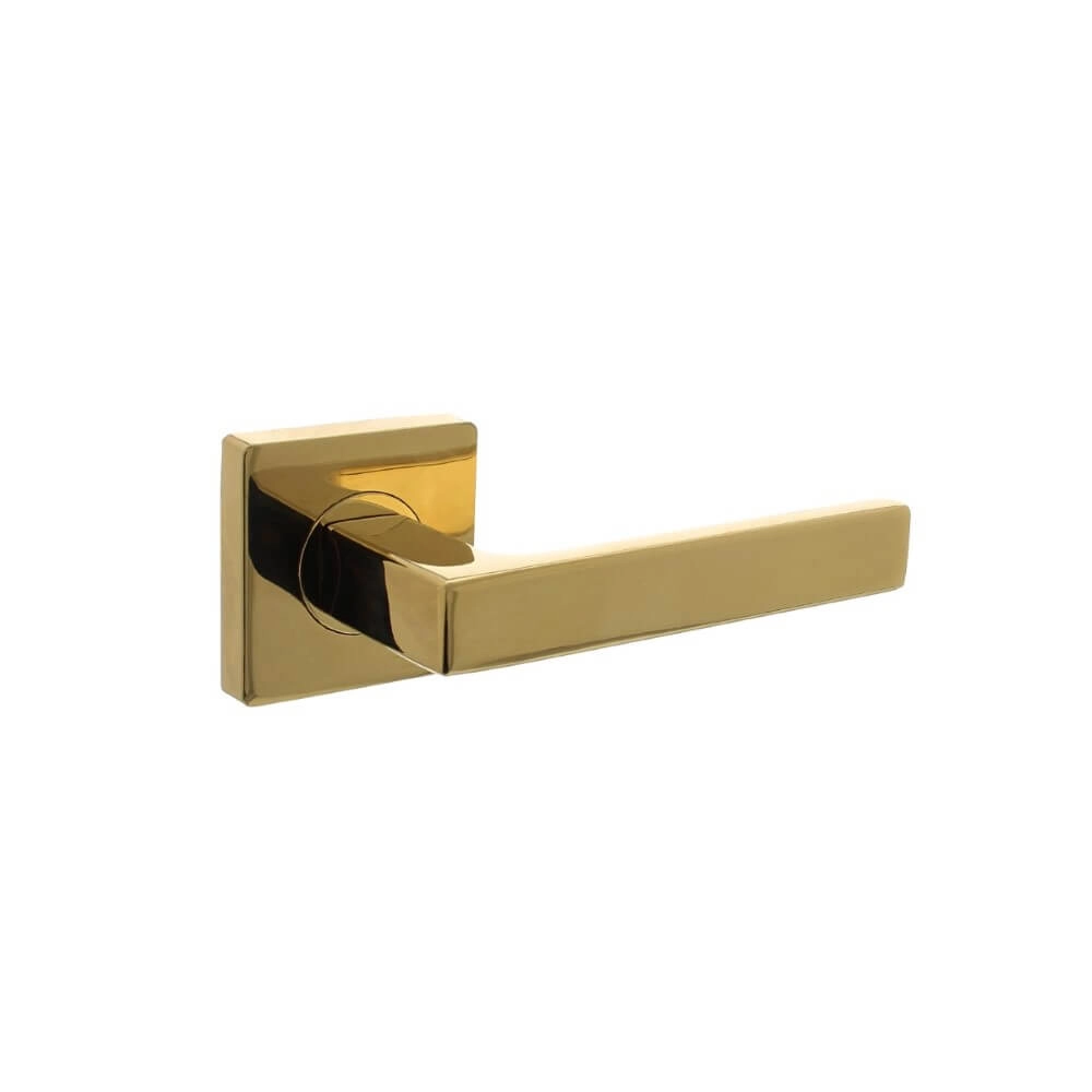 Door handle Hera Square Brass