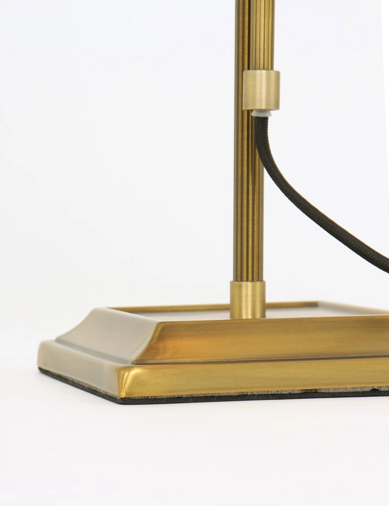 Desk lamp Ancilla gold with green Steinhauer 8712746115383