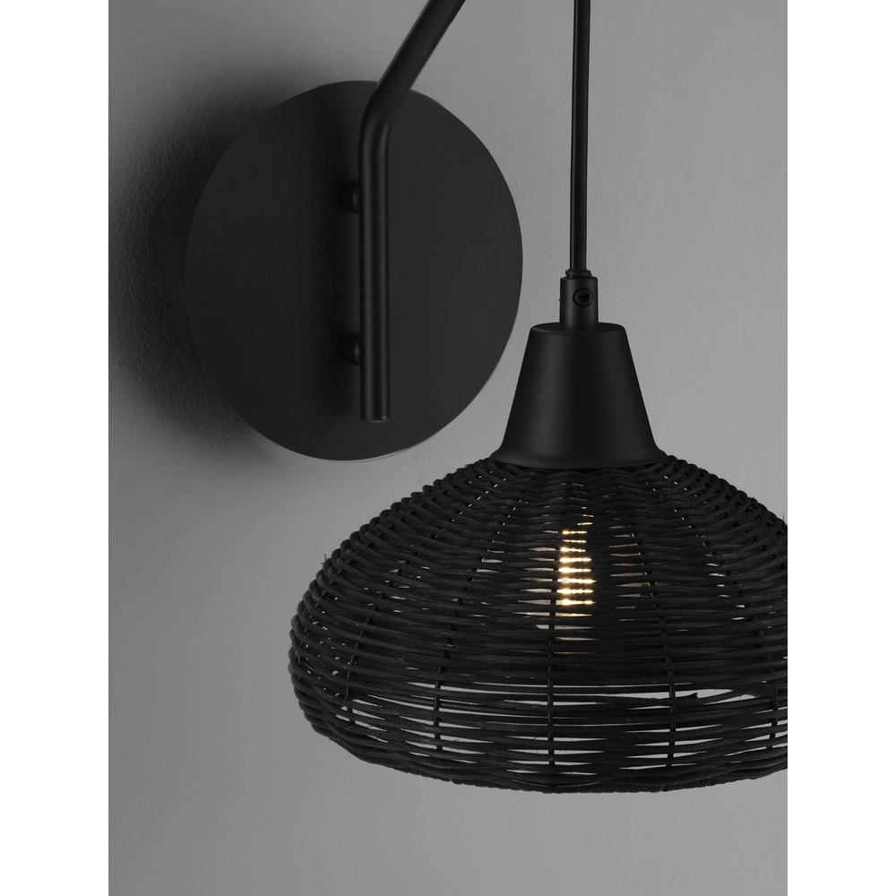 Wall lamp Fado black Lyora 5212017453020