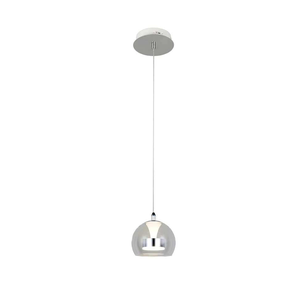 Pendant lamp Flynt only chrome Trio 4017807670981
