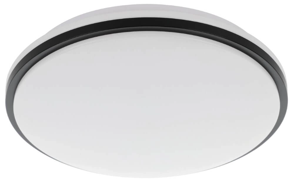 Bathroom ceiling light Pinetto Ø 34cm - black
