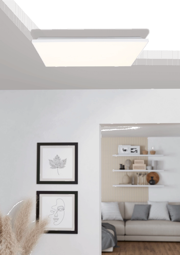 White ceiling lamp Trupiana 44 by 44cm Eglo 9008606244706