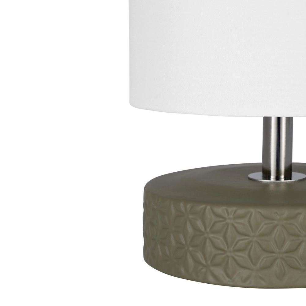 Table lamp Romanoro pink with green