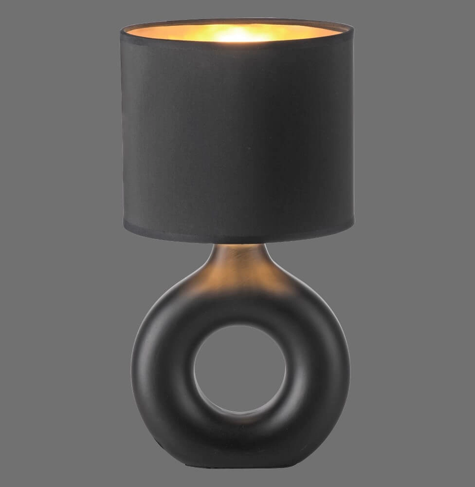 Table lamp Carara black Just Light 4043689004842