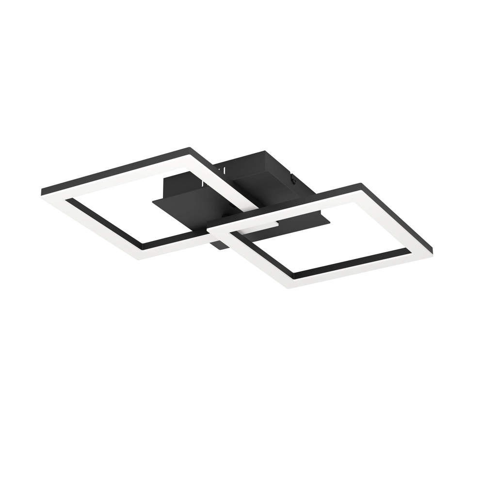 Led ceiling light Rgbic 52cm - black
