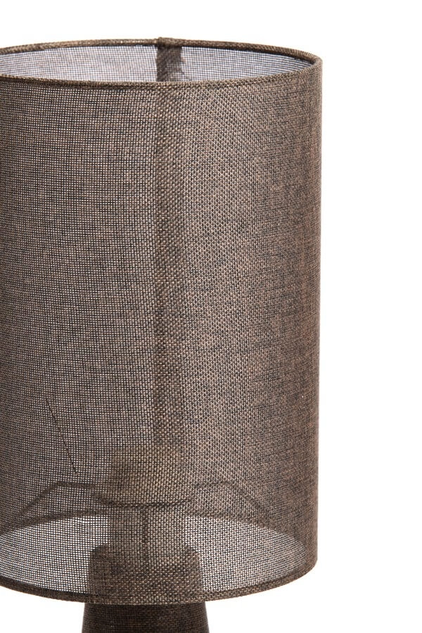 Brown table lamp Micky Ø 20cm Light & Living 8717807761134