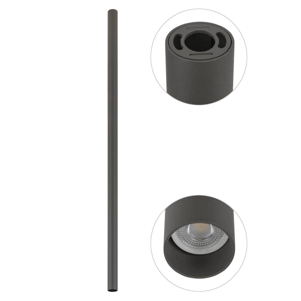 Long surface-mounted spotlight Fourty XL 110cm - anthracite Lyora 5903139108997