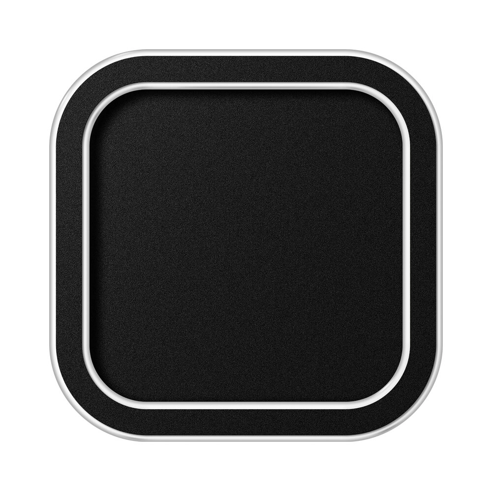 Square ceiling lamp Lois with LED