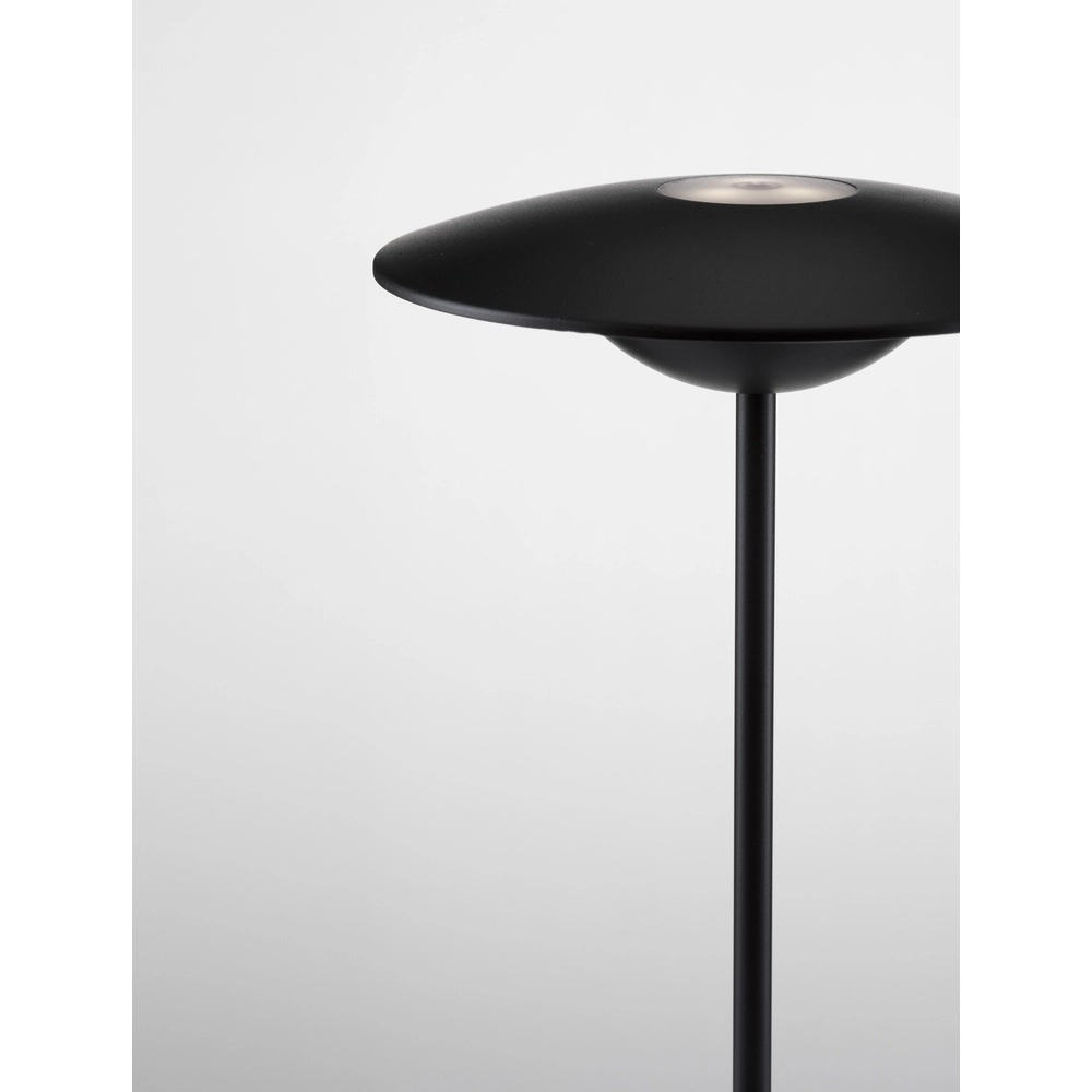 Table lamp Fumo Rechargeable Black Lyora 5212017432636