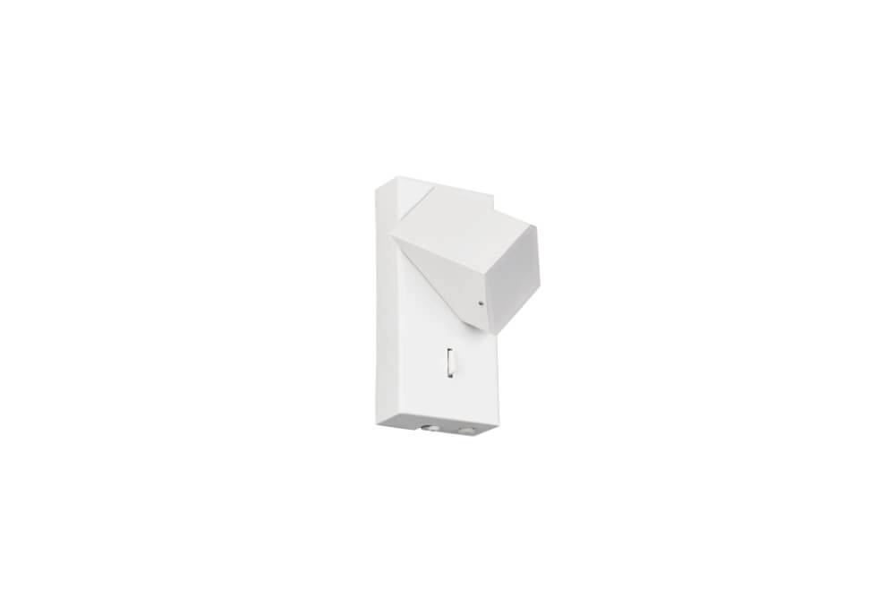 Wall spot white Raglan with switch Trio 4017807614732