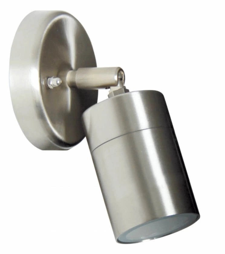 Stainless steel wall spotlight Downlighter orientable