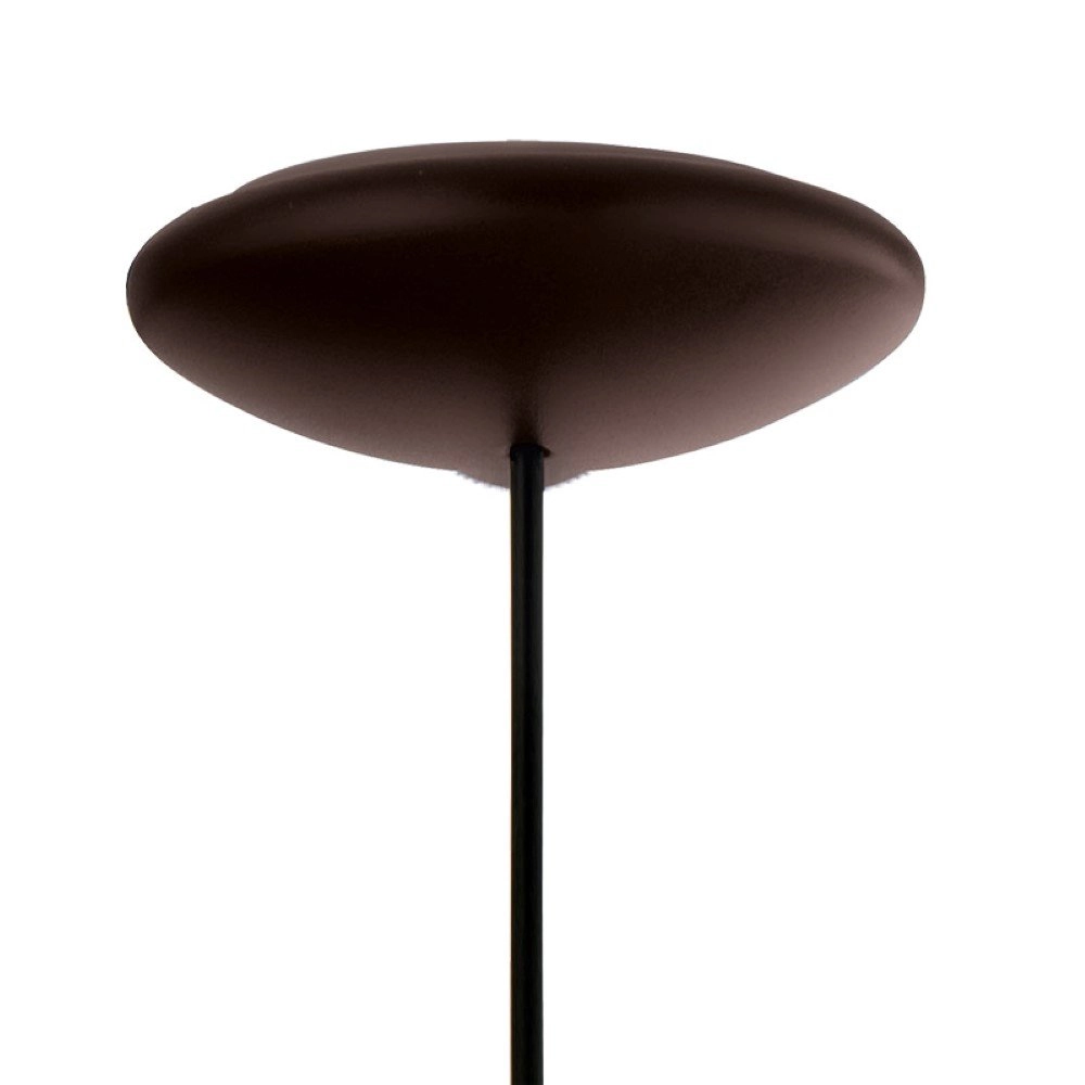 Pendant lamp Obregon brown with wood brown Eglo 9002759953850