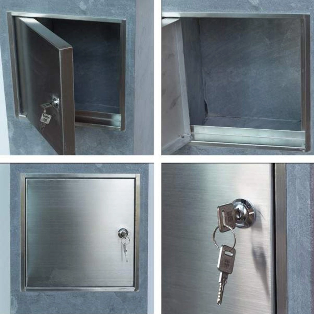 Mailbox door in Frame RVS KS Verlichting 8714732172509