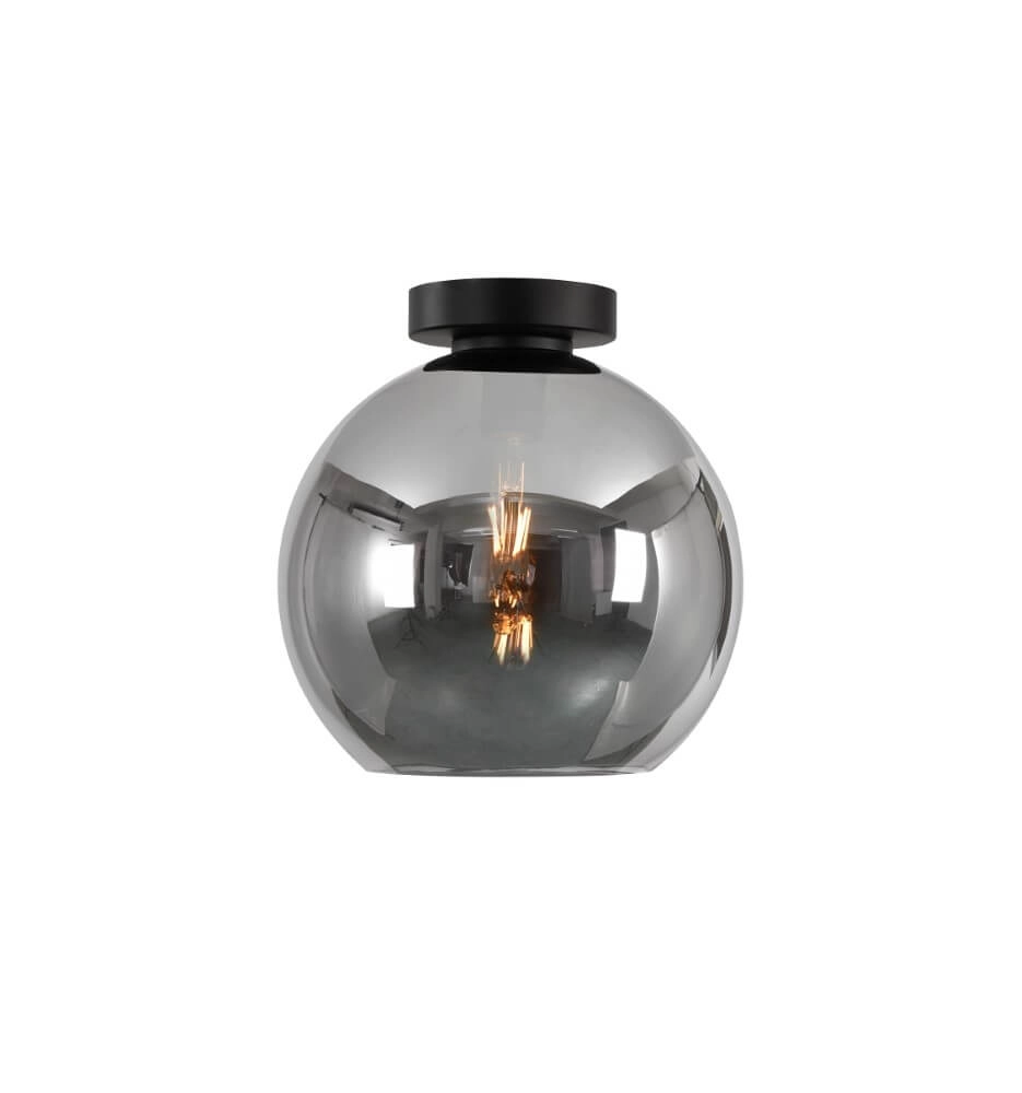 Ceiling light Marino titanium glass Ø 25cm