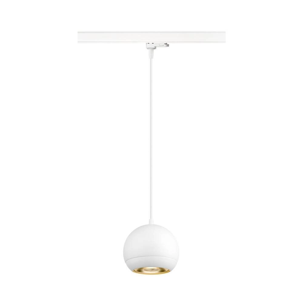 Pendant light for rail Light Eye 150 white 3-phase Ø 15cm