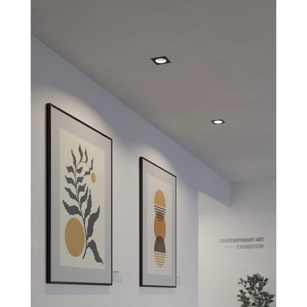 Zigbee recessed spot Carosso-Z black - square Eglo 9008606259793