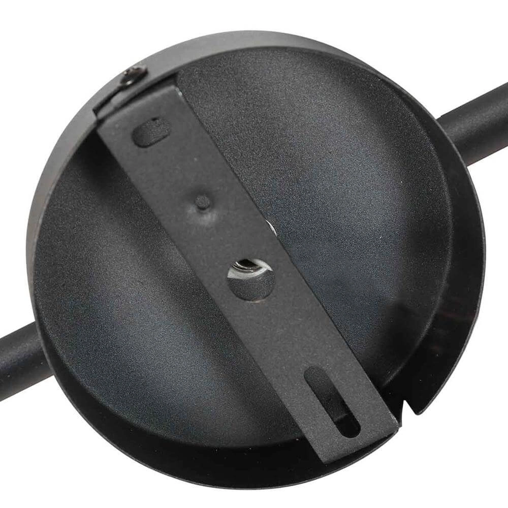 Ceiling lamp Oeroe black with gold 3-lights Steinhauer 8712746176346