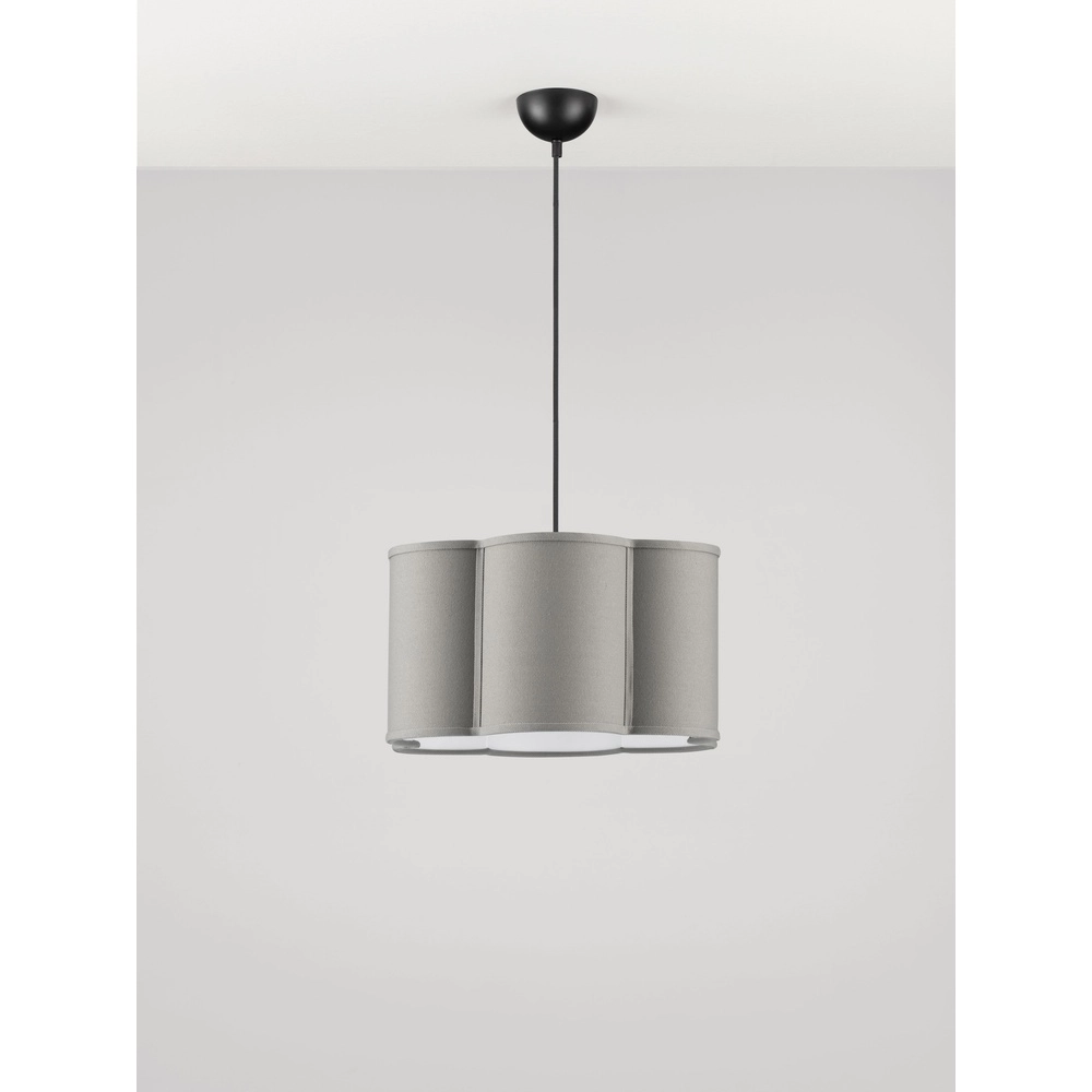 Pendant lamp Bloosy grey Lyora 5212017493552
