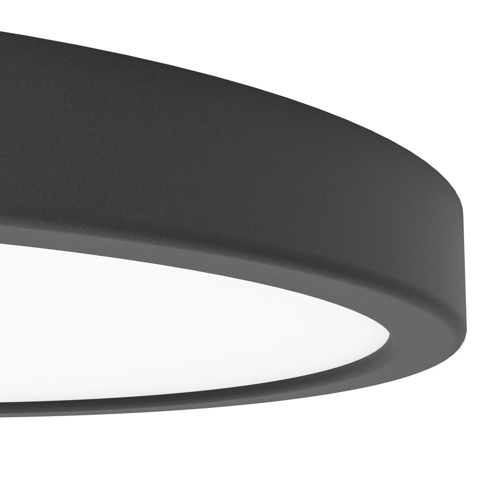 Ceiling light IP44 Fueva 6-Z round - black - Ø 27,8cm Eglo 9008606330492
