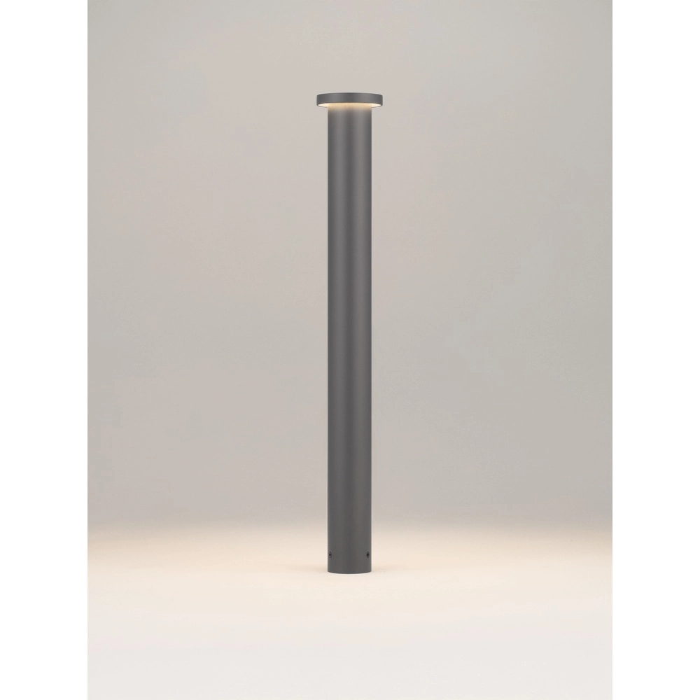Modern path lighting Bast dark grey 65cm - 3000K Lyora 5212017497642