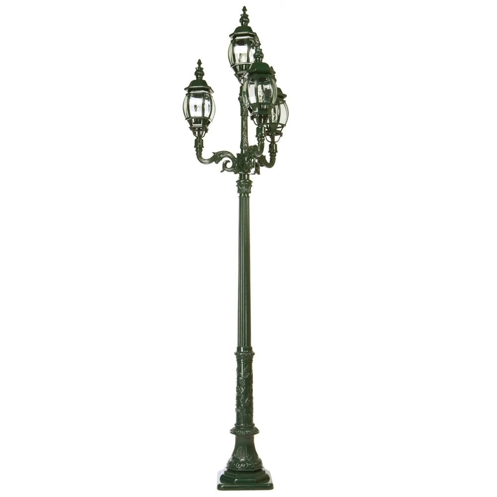 Nostalgic lantern Rio 4-light - black