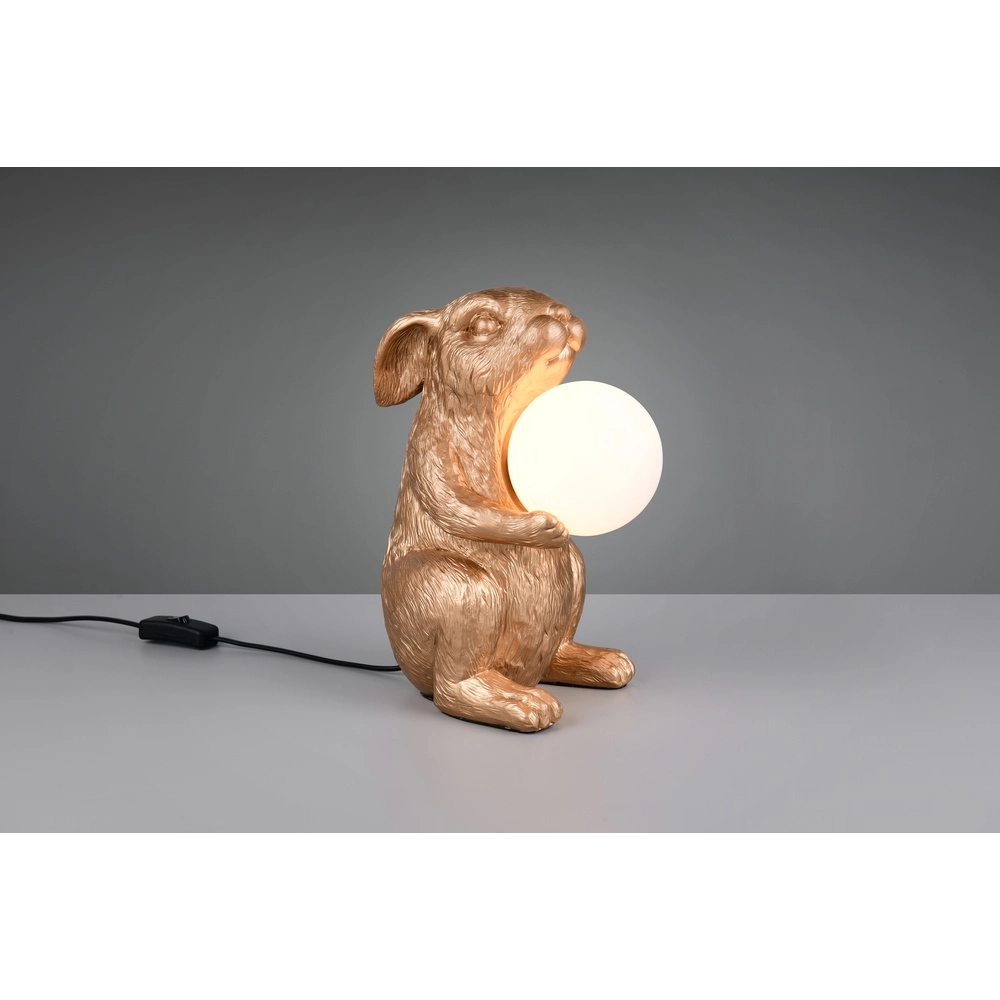 Table lamp Rabbit gold Trio 4017807667929