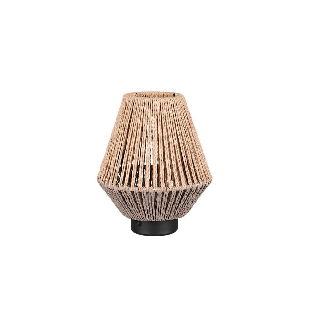 Rattan table lamp Lira Rechargeable Trio 4017807643169
