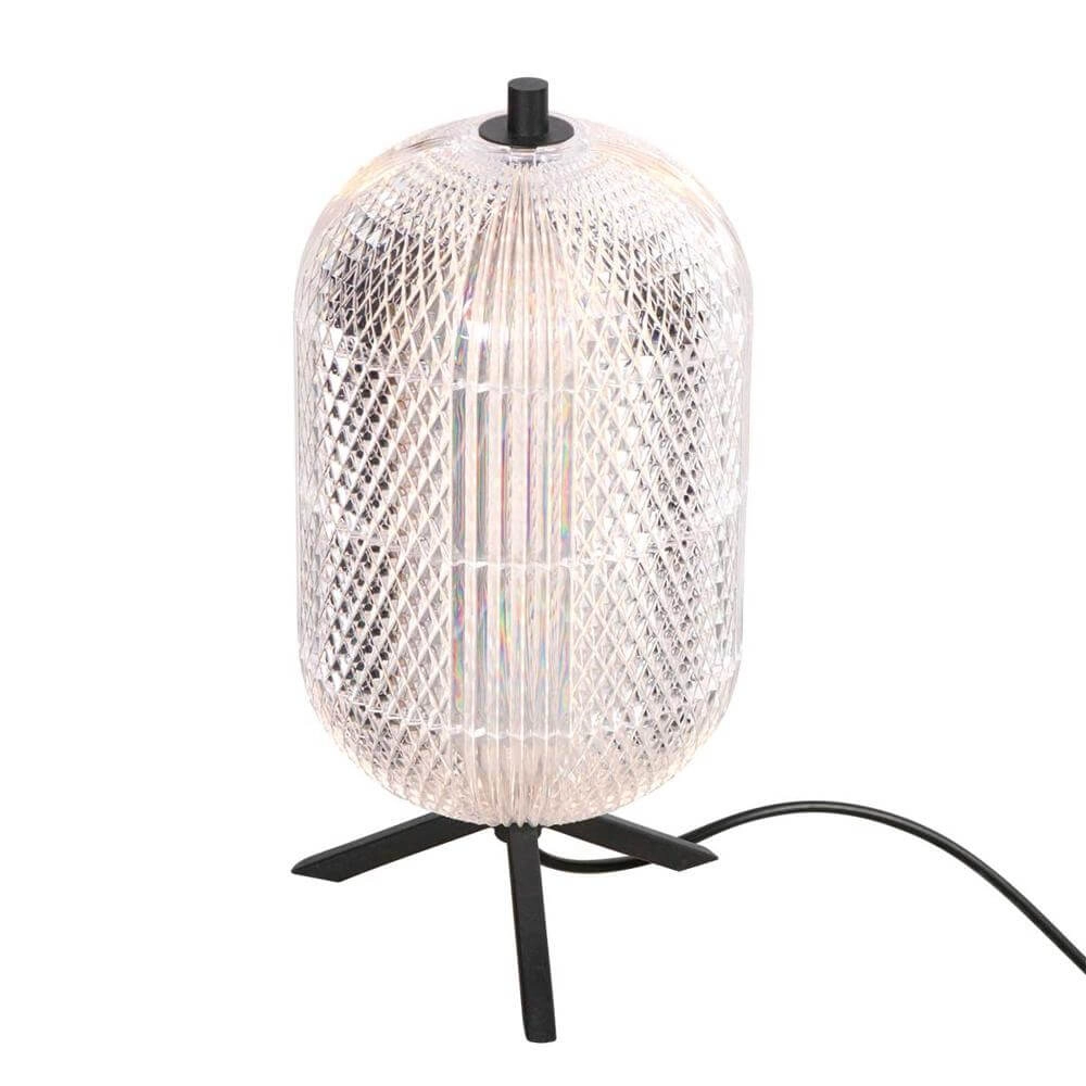 Table lamp Geripu Black with clear glass Steinhauer 8712746173789