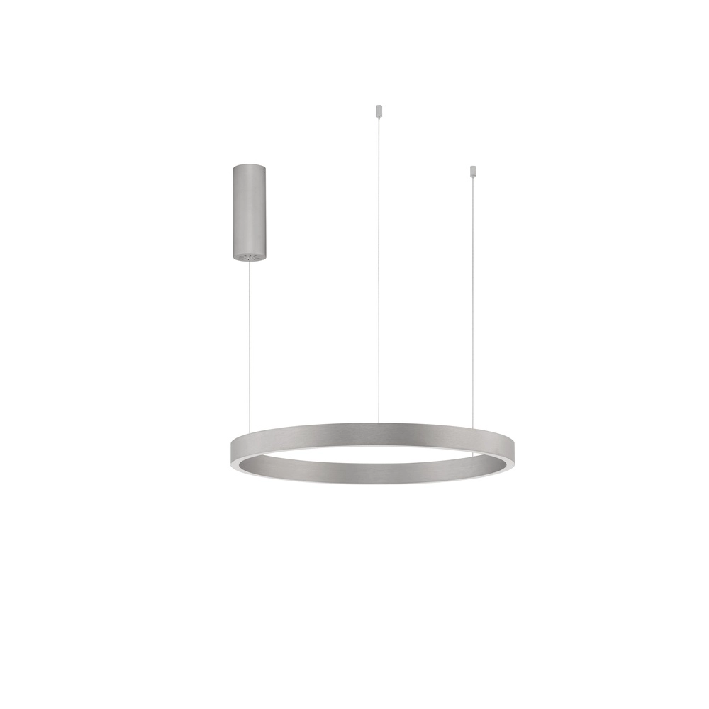 Design pendant lamp Elowen silver grey Ø 60cm Lyora 5212017439079