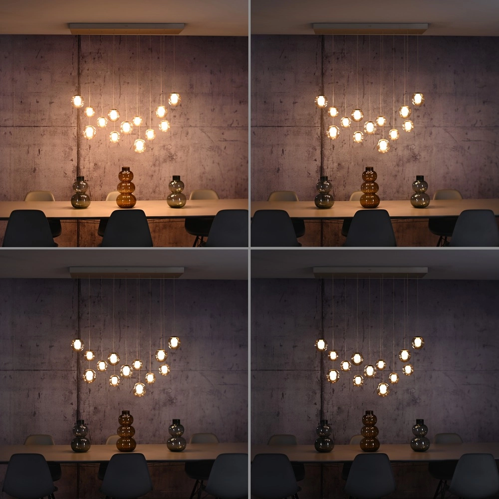 13-light pendant lamp Pure Popup Bronce Paul Neuhaus 4012248398319